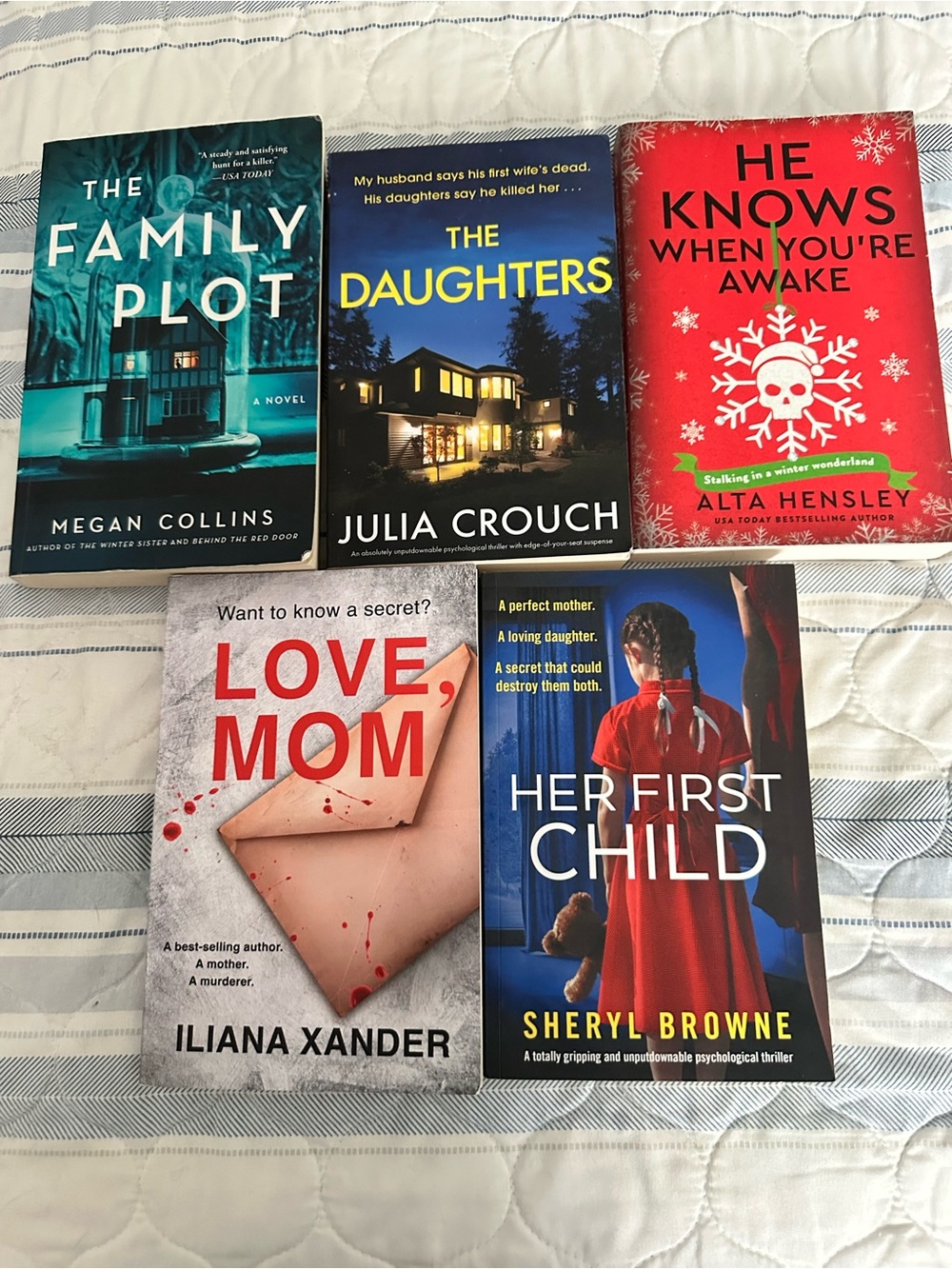 Five Thriller Paperback Books Lot